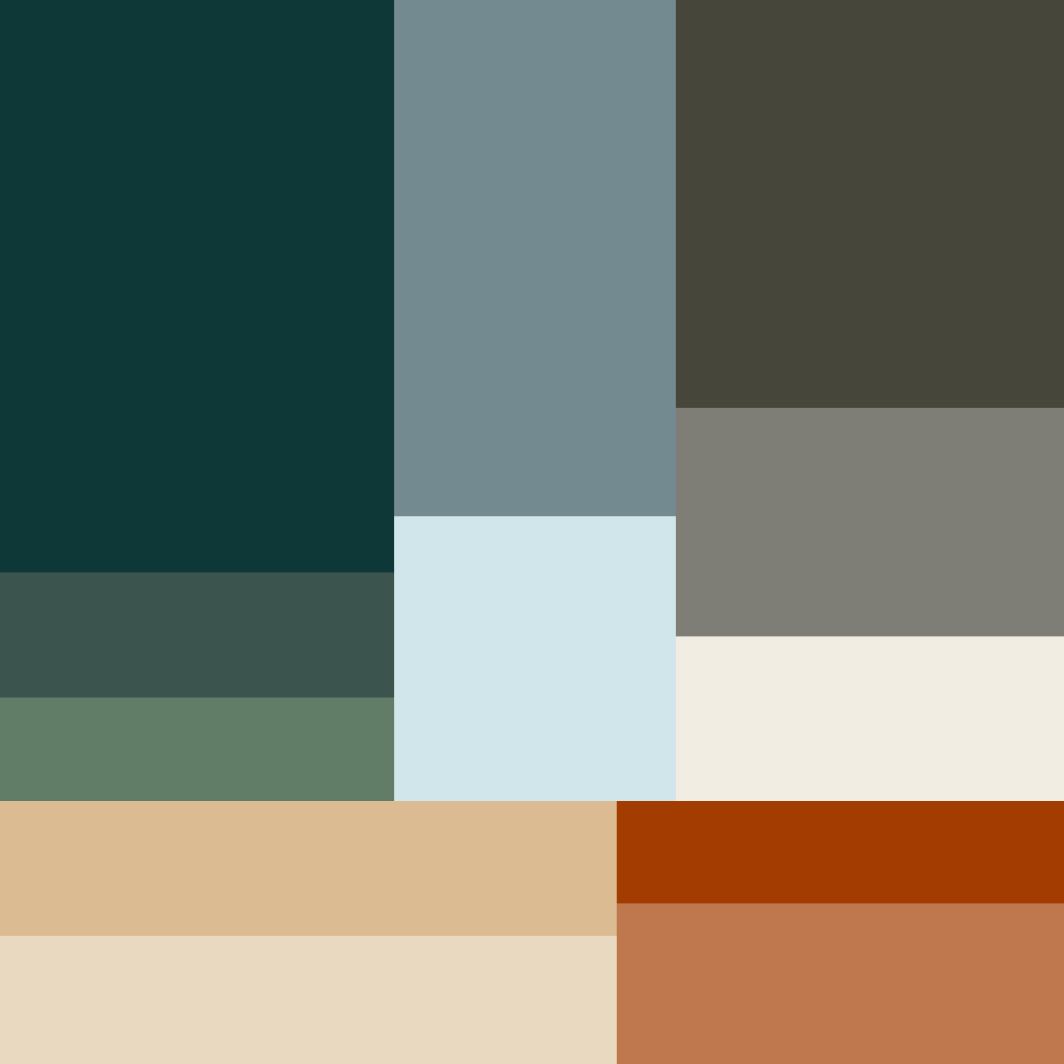 Bidura colour palette.