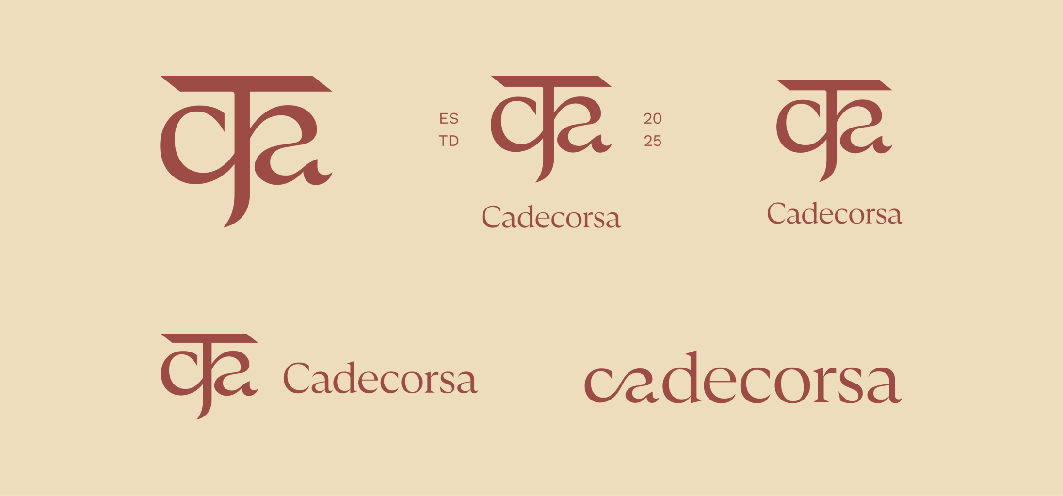 Cadecorsa logo system.