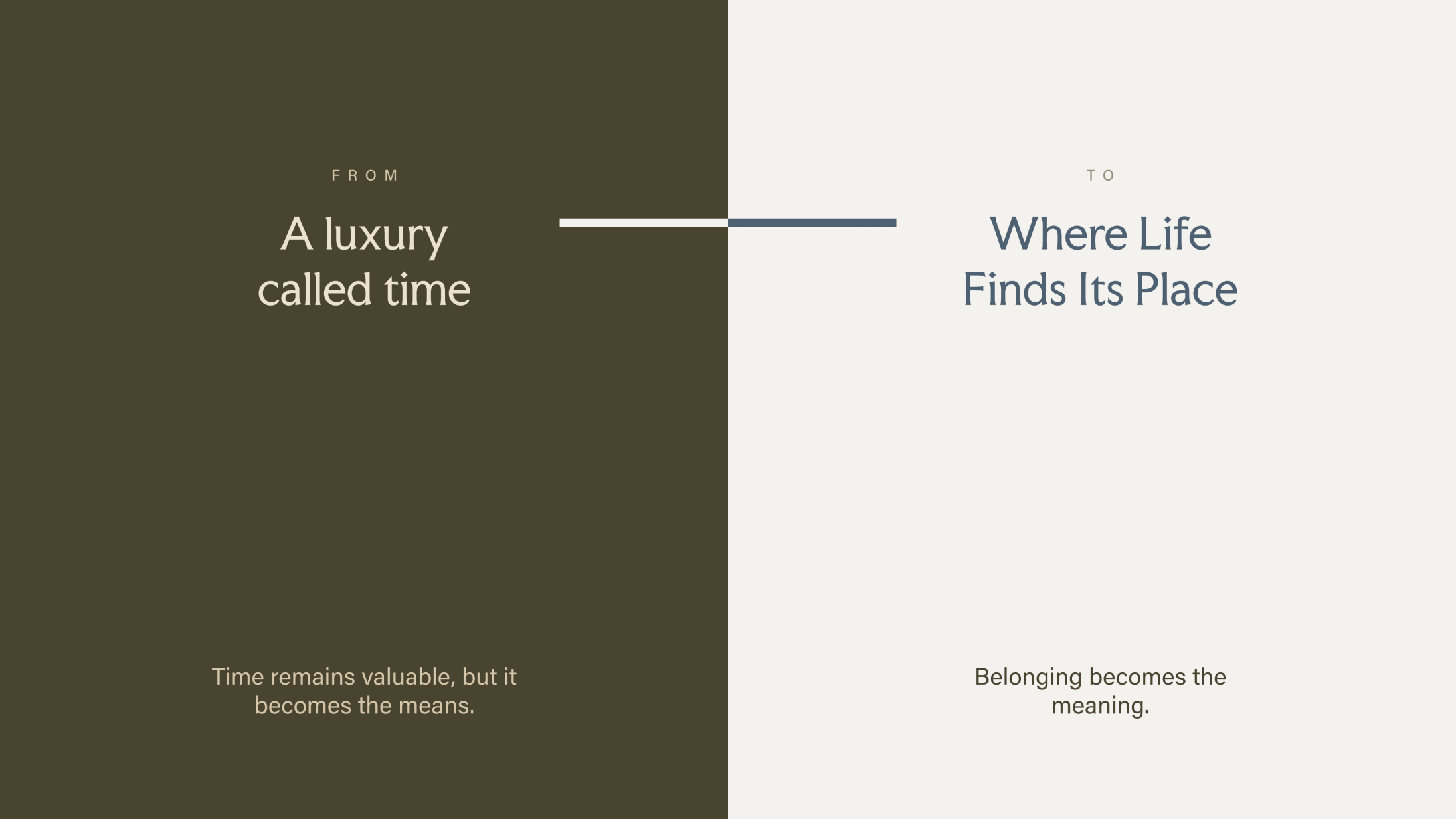 Elena strategic shift presentation slide.